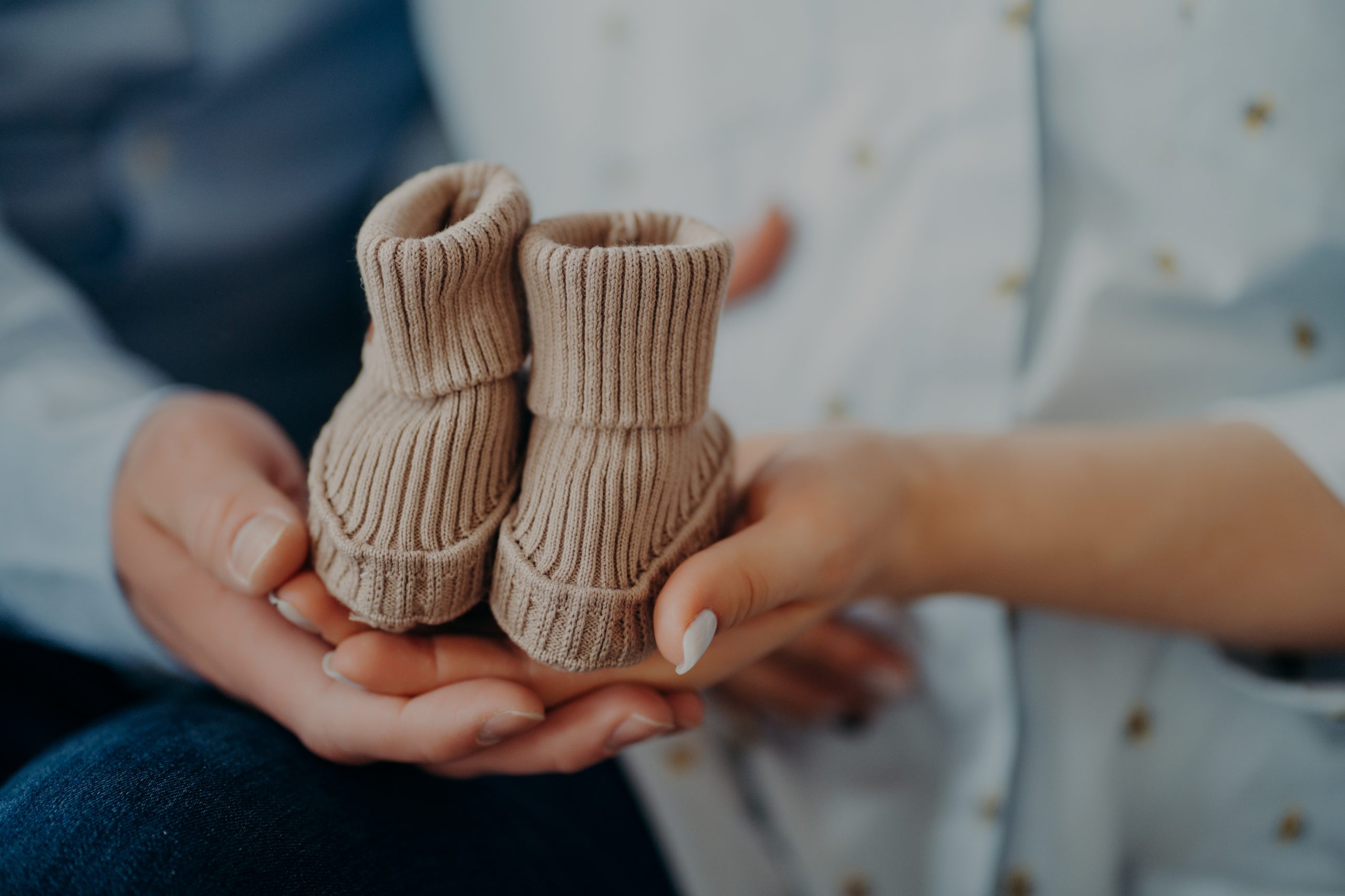 Bottine en coton pour bébé