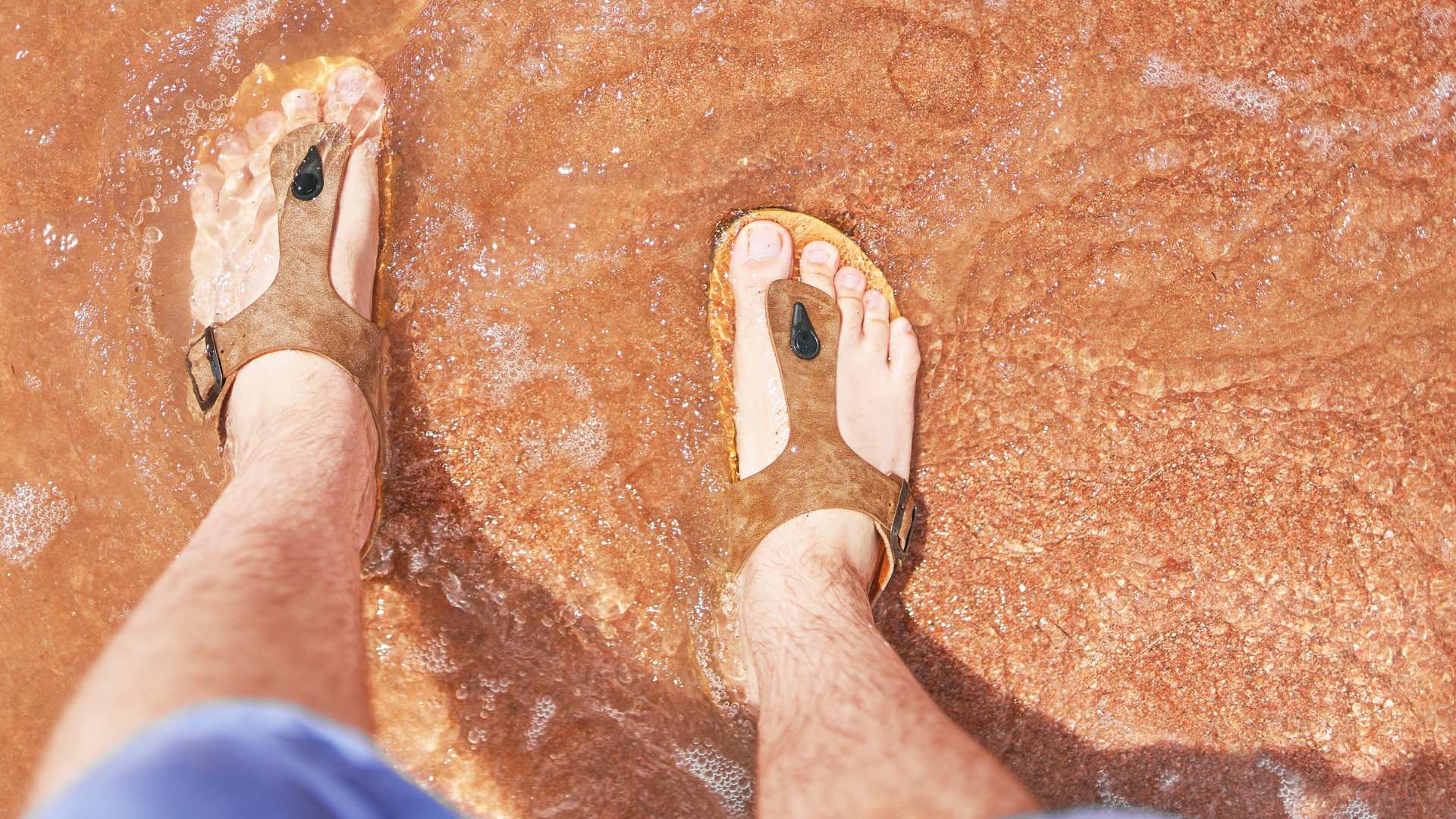 Des sandales pour hommes