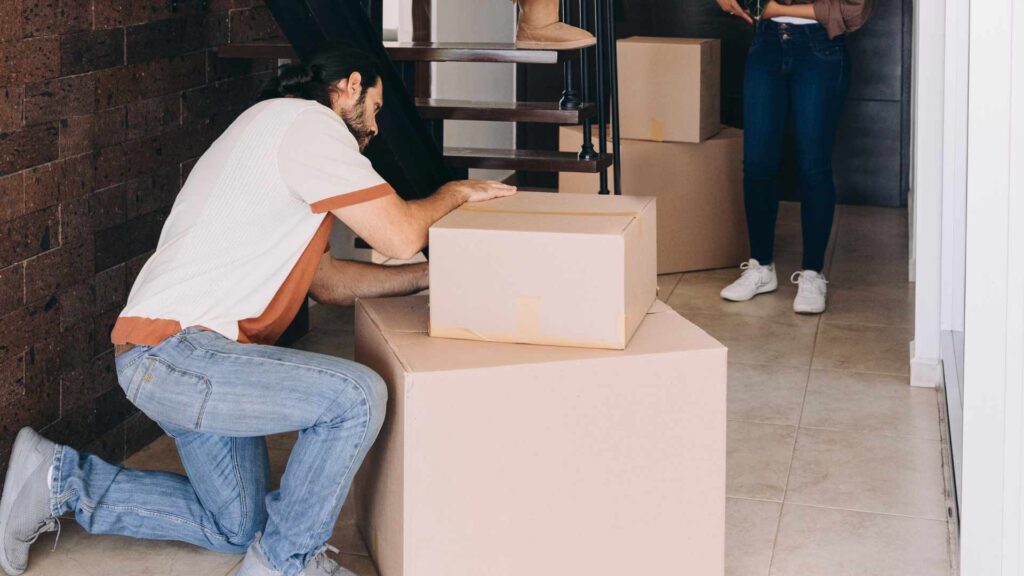 déménagement emballage de carton 