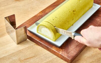 La magie des bûches sucrées réalisées avec un moule en inox.