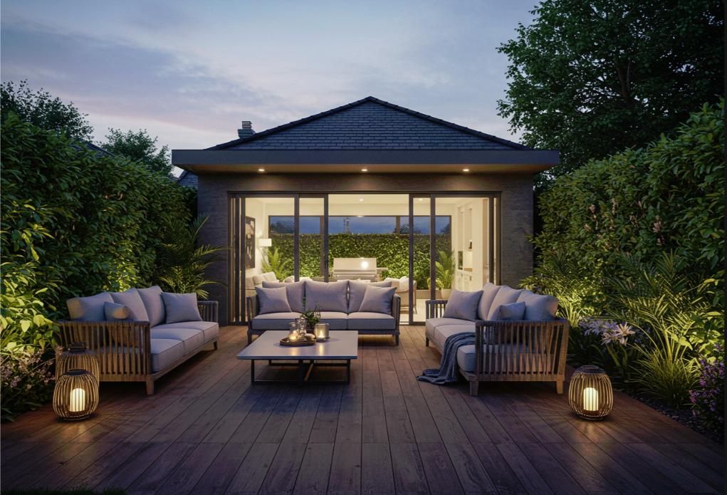 terrasse exterieur jardin