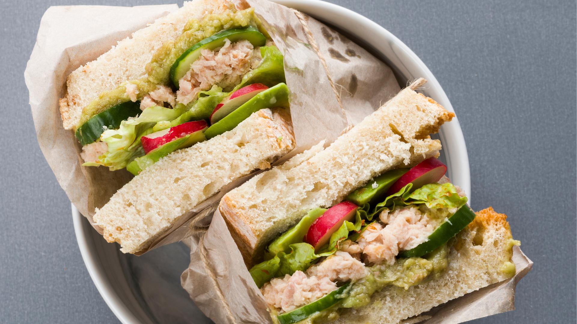 Sandwich thon-avocat