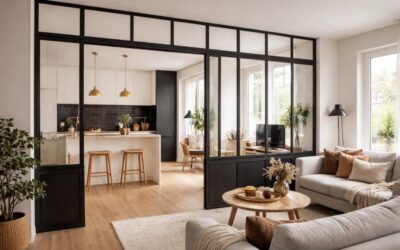 La verrière intérieure : une solution esthétique et fonctionnelle pour structurer l’espace